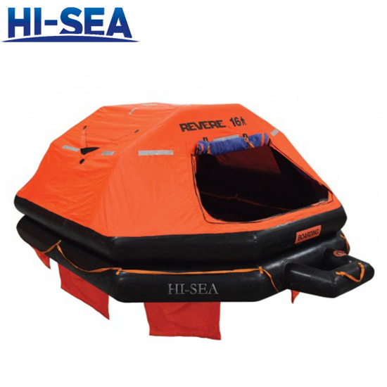 Automatic Self-Righting Inflatable Liferaft